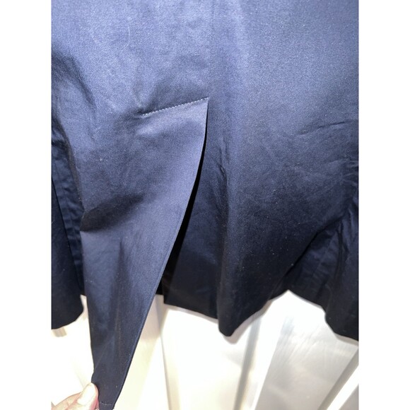 Kate Hill Jacket Womens Sz 14 Navy Blazer One Button Career Nautical Stretch New - Picture 6 of 9